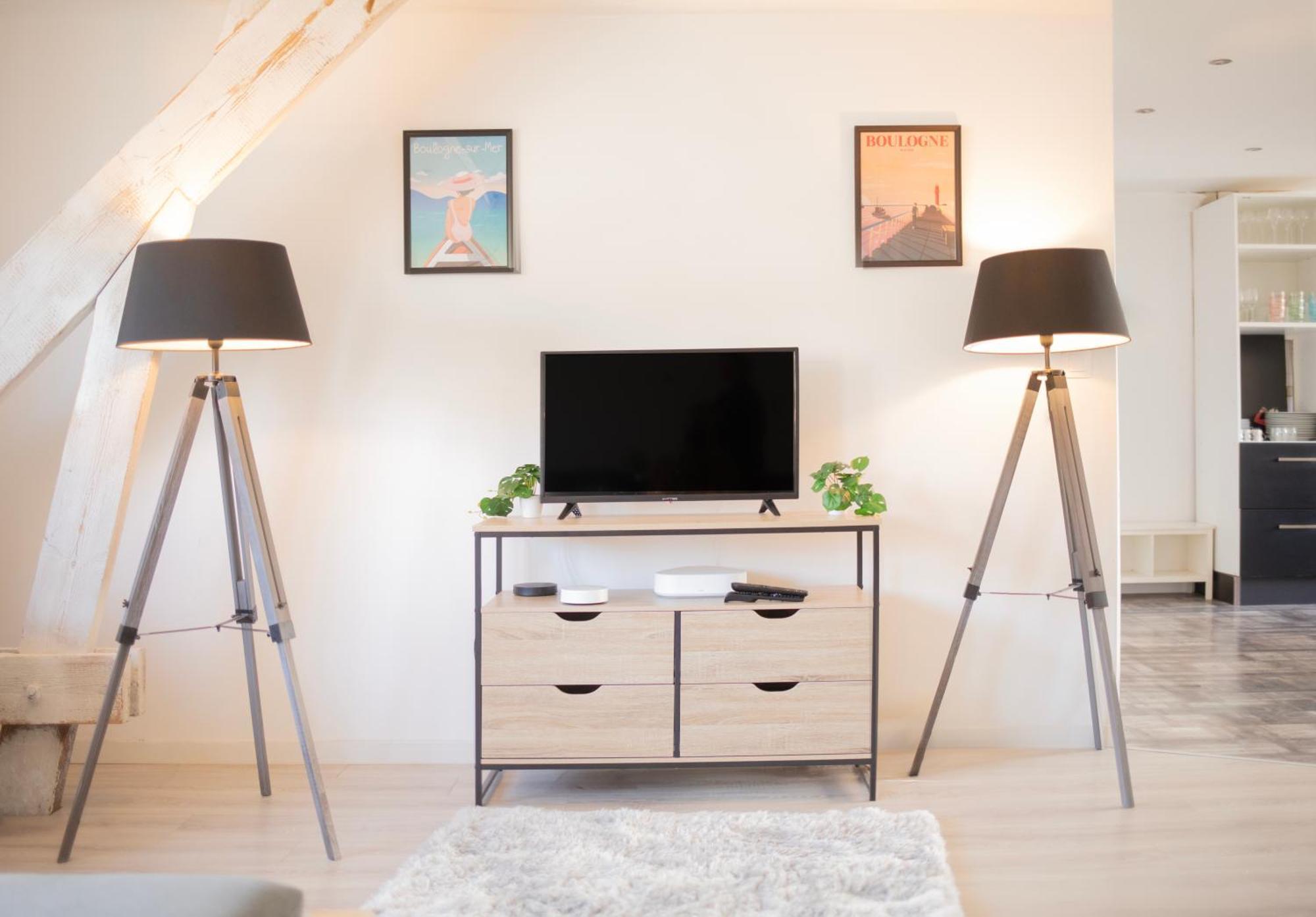 ++++ Central Duplex Renove 5 Pieces 150M2 A 8 Mn De La Place Dalton ++++ ブローニュ・シュル・メール エクステリア 写真